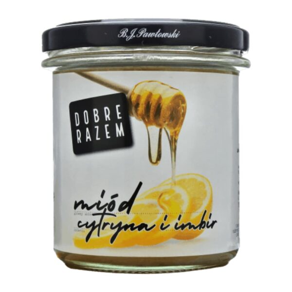 Miodowa Cytryna z Imbirem 380g