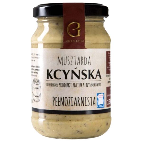 Musztarda Kcyńska Pełnoziarnista 190g