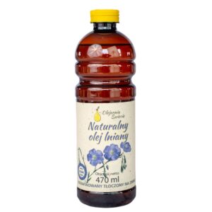 Olej lniany 470ml – w plastikowej butelce