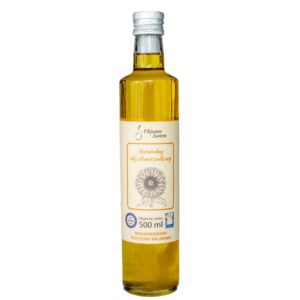Olej słonecznikowy 500ml – w butelce szklanej