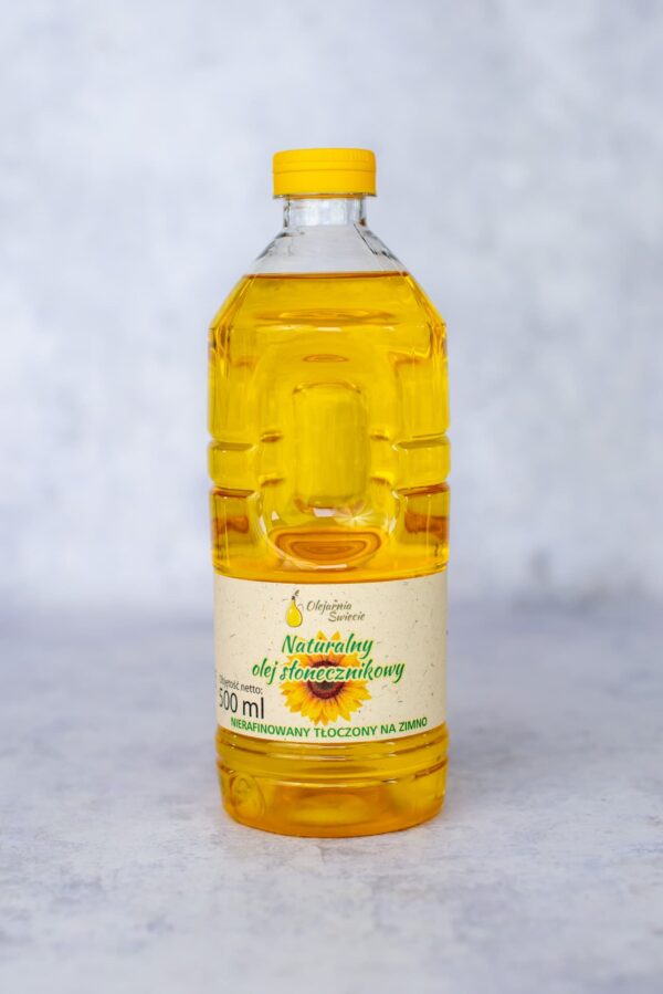 Olej słonecznikowy 500 ml - obrazek 2