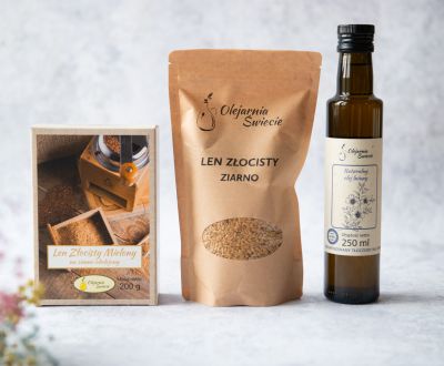 Len mielony odtłuszczony